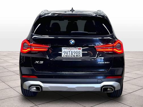 Black Sapphire Metallic 2023 BMW X3 xDrive30i