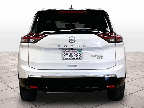 White / Black 2026 Nissan Rogue Platinum