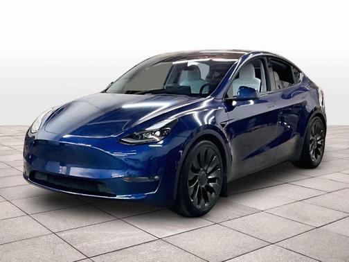 Deep Blue Metallic 2021 Tesla Model Y Performance