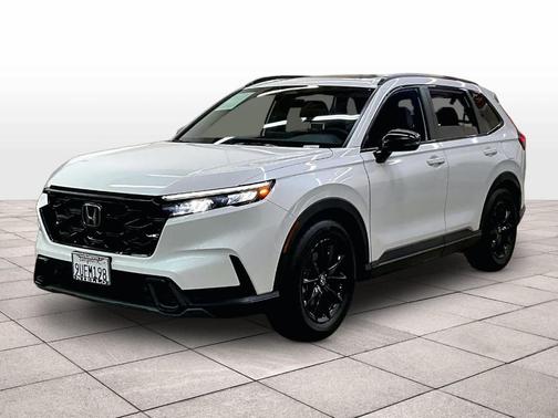 Platinum White Pearl 2026 Honda CR-V Hybrid Sport-L