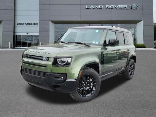 Woolstone Green 2026 Land Rover Defender P400 X-Dynamic SE