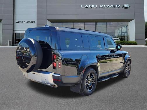 Santorini Black 2025 Land Rover Defender P400 S