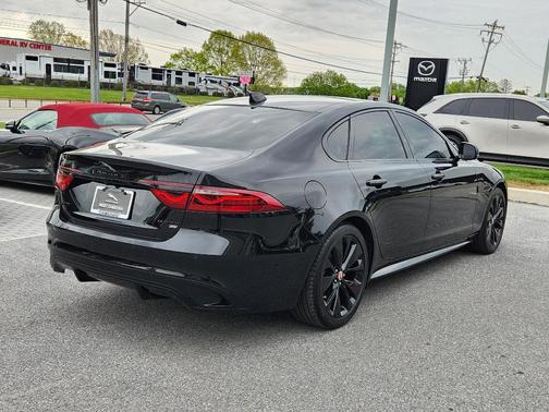 Santorini Black 2022 Jaguar XF P300 R-Dynamic SE