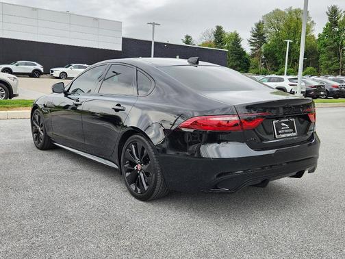 Santorini Black 2022 Jaguar XF P300 R-Dynamic SE