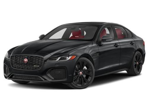 Santorini Black 2022 Jaguar XF P300 R-Dynamic SE