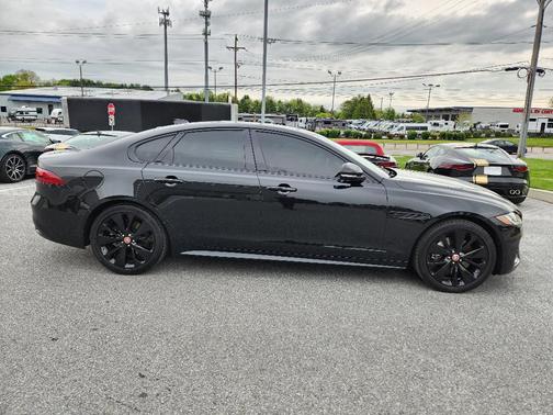 Santorini Black 2022 Jaguar XF P300 R-Dynamic SE