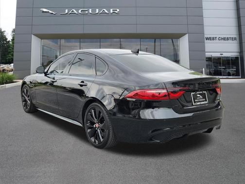 Santorini Black 2022 Jaguar XF P300 R-Dynamic SE