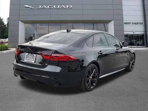 Santorini Black 2022 Jaguar XF P300 R-Dynamic SE