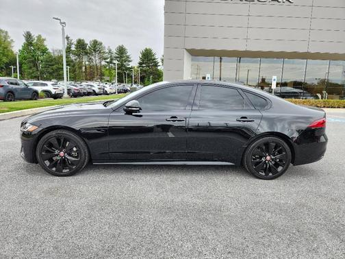 Santorini Black 2022 Jaguar XF P300 R-Dynamic SE