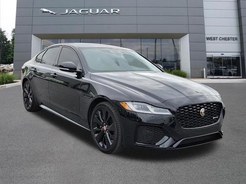 Santorini Black 2022 Jaguar XF P300 R-Dynamic SE