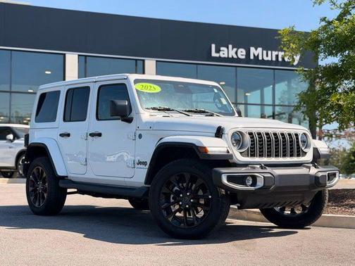Bright White Clearcoat 2025 Jeep Wrangler 4xe Sahara