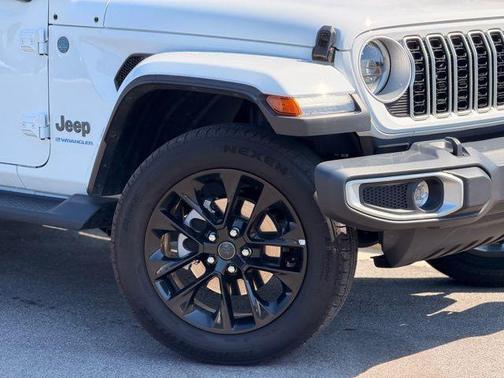 Bright White Clearcoat 2025 Jeep Wrangler 4xe Sahara
