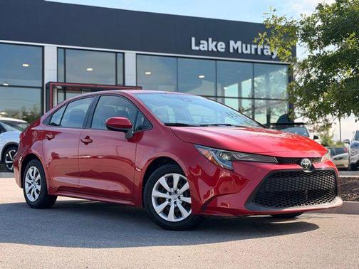 Barcelona Red Metallic 2020 Toyota Corolla LE