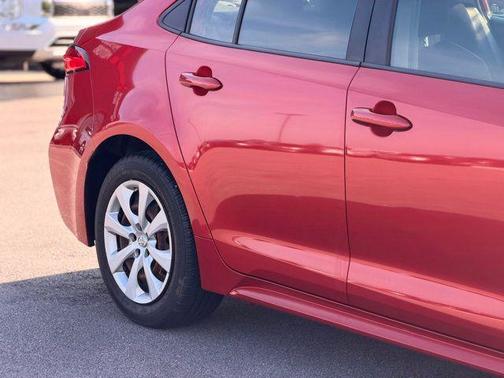 Barcelona Red Metallic 2020 Toyota Corolla LE