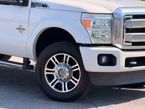 White Platinum Metallic Tri-Coat 2015 Ford F-350 Platinum