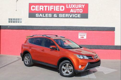 Red 2015 Toyota RAV4 XLE