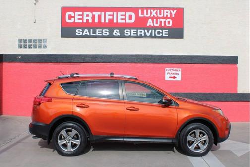 Red 2015 Toyota RAV4 XLE