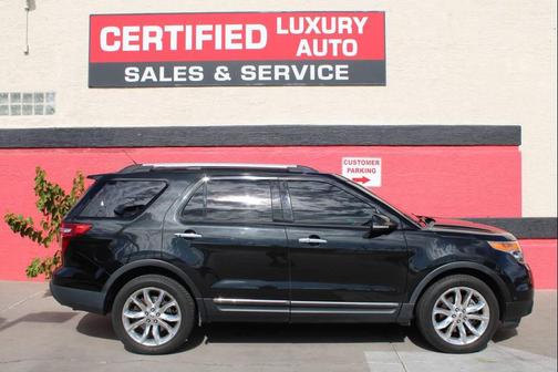 White Platinum Metallic Tri-Coat 2015 Ford Explorer Limited