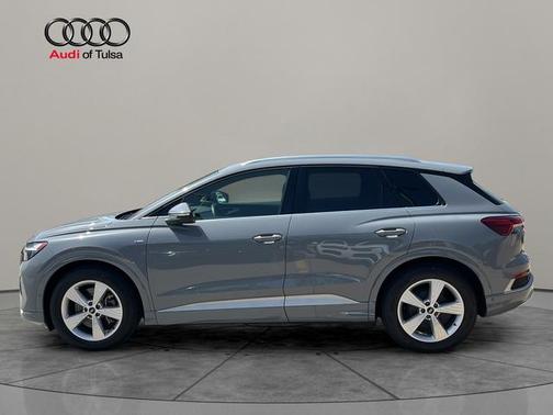 Pebble Gray 2024 Audi Q4 e-tron 55 quattro Premium