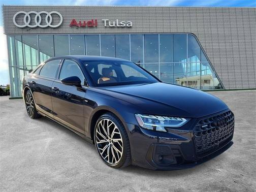 Firmament Blue Metallic 2024 Audi A8 L 55 TFSI quattro Tiptronic Sedan
