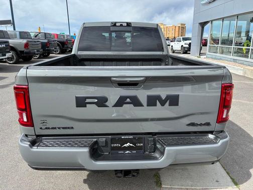 Ceramic Gray Clearcoat 2026 RAM 3500 Limited Mega Cab 4x4 6'4' Box