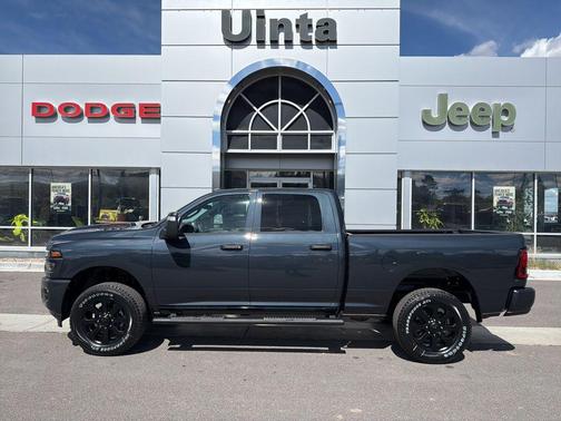 Forged Blue Metallic 2026 RAM 2500 Black Express Crew Cab 4x4 6'4' Box