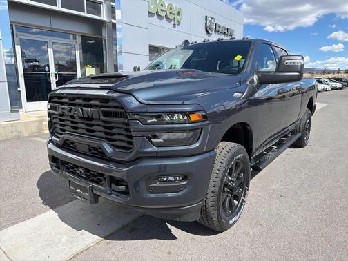 Forged Blue Metallic 2026 RAM 2500 Black Express Crew Cab 4x4 6'4' Box