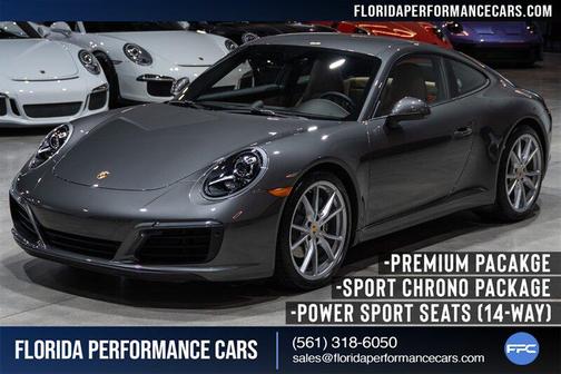 Agate Grey Metallic 2018 Porsche 911 Carrera