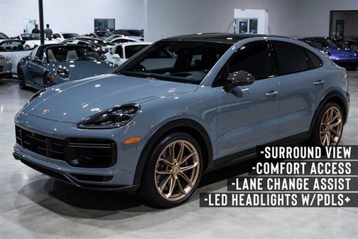 Arctic Grey 2022 Porsche Cayenne Turbo GT