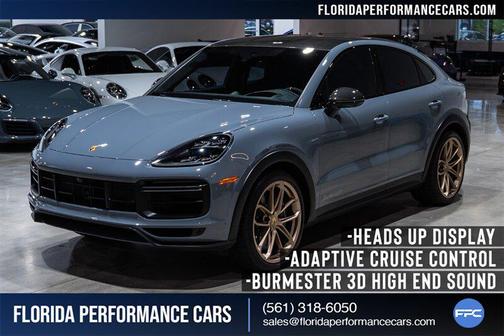 Arctic Grey 2022 Porsche Cayenne Turbo GT