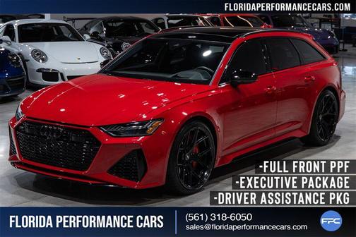 Tango Red Metallic 2021 Audi RS 6 Avant 4.0T