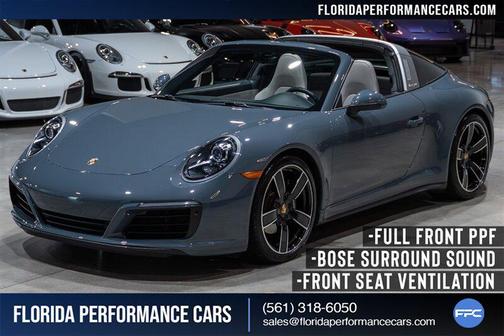 Graphite Blue Metallic 2017 Porsche 911 Targa 4