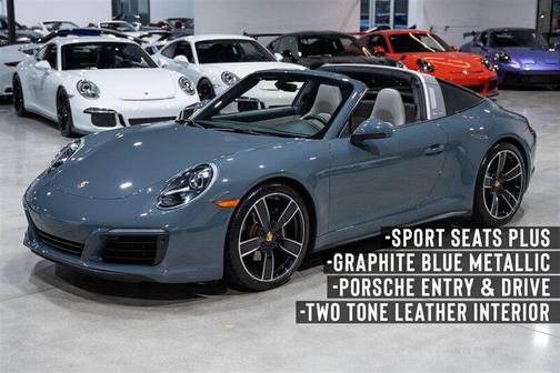 Graphite Blue Metallic 2017 Porsche 911 Targa 4