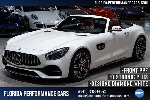 designo Diamond White Metallic 2018 Mercedes-Benz AMG GT C