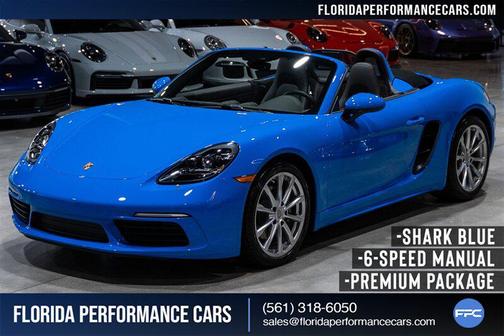 Shark Blue 2022 Porsche 718 Boxster