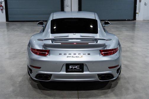 Rhodium Silver Metallic 2014 Porsche 911 Turbo S