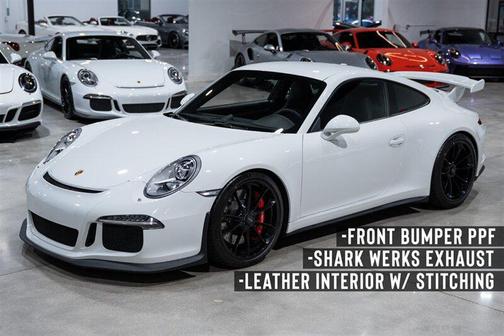 White 2015 Porsche 911 GT3