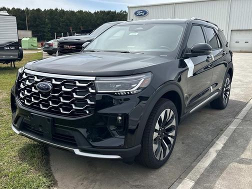 Agate Black Metallic 2026 Ford Explorer Platinum