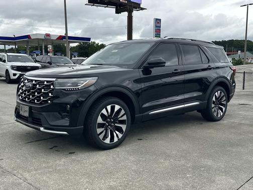 AGATE BLACK METALLIC 2026 Ford Explorer Platinum