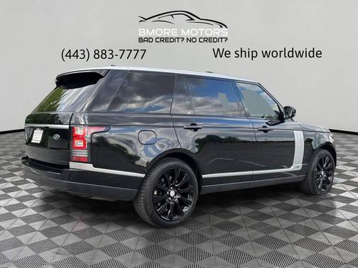 Borealis Black Metallic 2017 Land Rover Range Rover 5.0L Supercharged