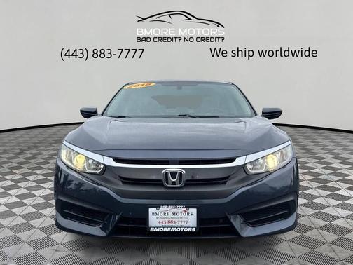 Modern Steel Metallic 2018 Honda Civic EX