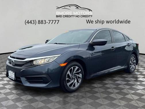 Modern Steel Metallic 2018 Honda Civic EX