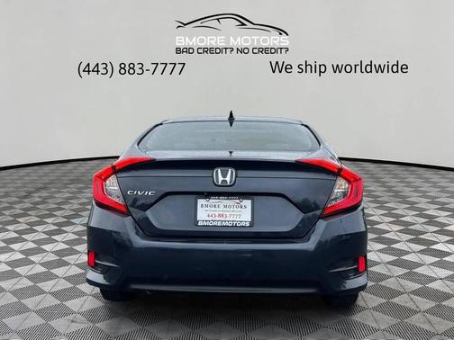 Modern Steel Metallic 2018 Honda Civic EX