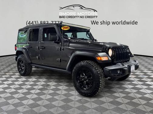 Granite Crystal Metallic Clearcoat 2020 Jeep Wrangler Unlimited Sport