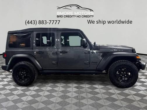 Granite Crystal Metallic Clearcoat 2020 Jeep Wrangler Unlimited Sport