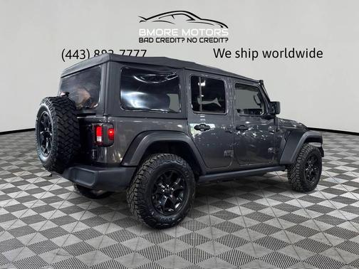 Granite Crystal Metallic Clearcoat 2020 Jeep Wrangler Unlimited Sport