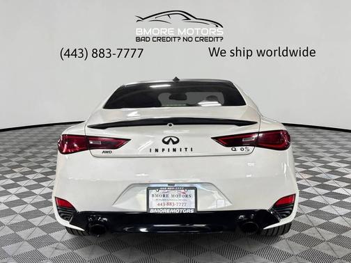 Majestic White 2018 INFINITI Q60 3.0T LUXE