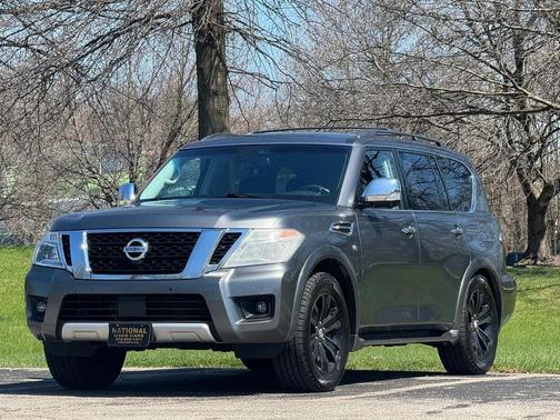 Gun Metallic 2017 Nissan Armada Platinum