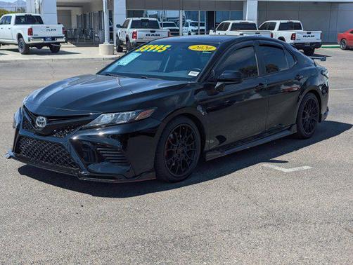 Midnight Black Metallic 2020 Toyota Camry TRD