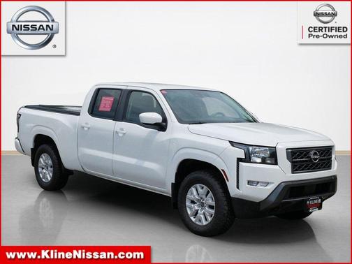 Glacier White 2023 Nissan Frontier SV